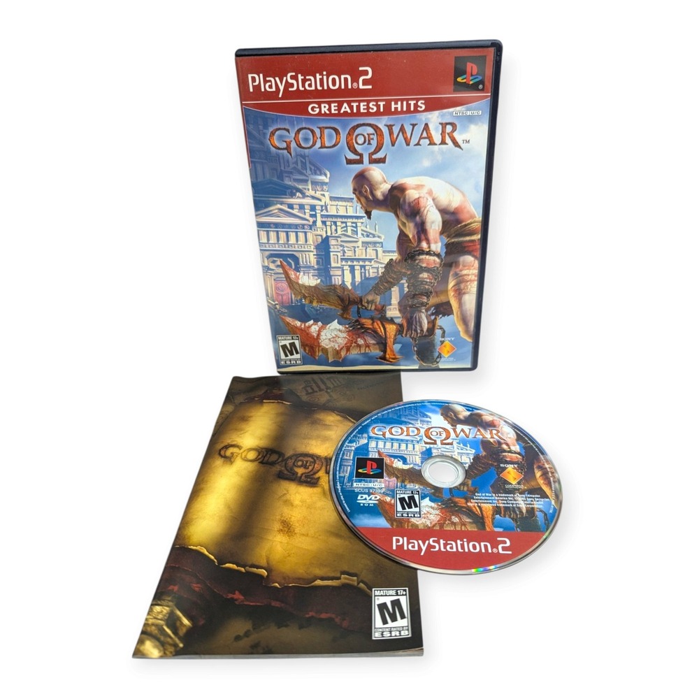 Sony God of War PlayStation 2 PS2 Greatest Hits Action Game CIB